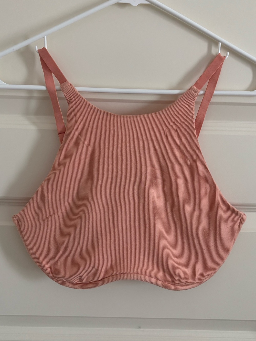 SKIMS Soft Launch Ribbed Underwire Crop Top